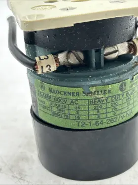 T2-1-64-262-V-NA KLOCKNER MOELLER Rotary Cam Switch Ac #2