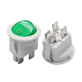 53434 KQE Leci Light Pin Round Rocker Switches