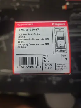 754182949199 LEGRAND Wattstopper Dlm Wired Sensor Switch