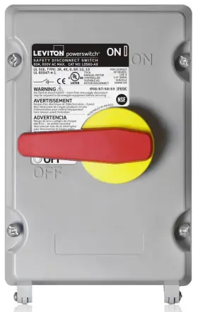 002-LDS60-AC LEVITON Disconnect Switch Contact Amp