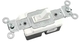 1101-CW LEVITON Single Pole Toggle Switch Wired