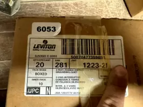 1223-2I LEVITON Toggle Switch Pack