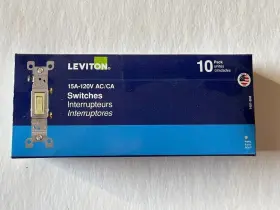 1451-2IM LEVITON Single Pole Switch Box Switches