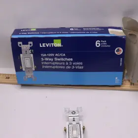 1453-2WM LEVITON Toggle Framed Ac Switch #3