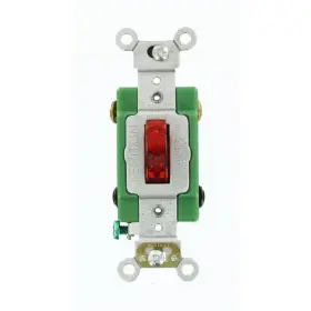 313032640619 LEVITON Double Pole Pilot Light Toggle Switch