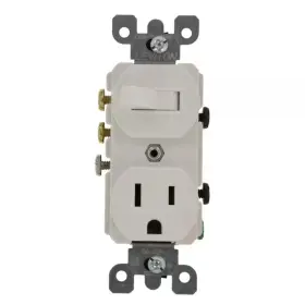 313037722730 LEVITON Combination Toggle Switch Receptacle Amp