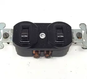 5214-I LEVITON Combination Single Pole Flush Toggle Switch