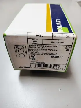 9460 LEVITON Mount Receptacle Amp Flush