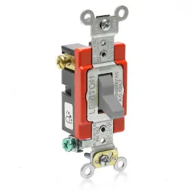 A1223-GY LEVITON Antimicrobial Toggle Standard Ac Amp