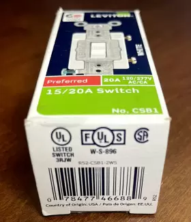 CSB1 LEVITON Switch #2