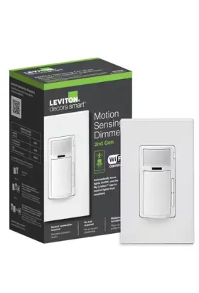 D2MSD-1BW LEVITON Decora Smart Motion Sensing Dimmer Wi Fi