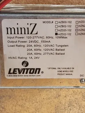 MZD22-102 LEVITON Mini Dimming Dual Relay #2