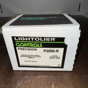 P2000-R LIGHTOLIER Incandescent Wallbox Dimmer Rotary Switch