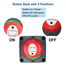 744759868435 LOTFANCY Battery Switch Disconnect Master Marine #2