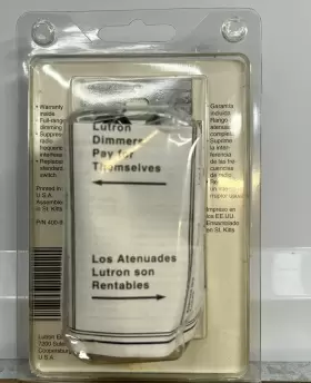 027557122221 LUTRON Dim Glo Push Light Switch Dimmer Box #2