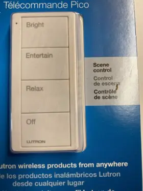 PJ2-4B-GWH-P03 LUTRON Pico Wireless Remote