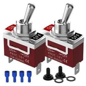 SPST2P-30A-2 MALICTELE Waterproof Toggle Switch Spst Marine