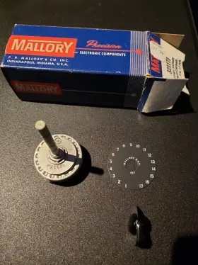 32117J MALLORY Shorting Rotary Switch Position #3