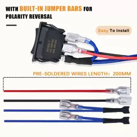 CA-KCD2-7-223-6PIN-X MANKK Pin Momentary Rv Jack Switch #2