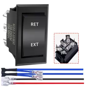 CA-KCD2-7-223-6PIN-X MANKK Pin Momentary Rv Jack Switch