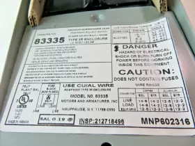 83335 MARS Electrical Disconnect Switch Amp Ac #2
