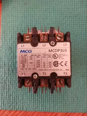 MCDP303 MCG Coil Amp Contactor