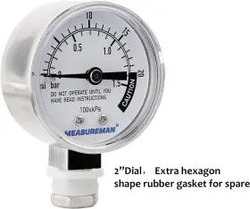 716852765072 MEASUREMAN Steel Pressure Npt Gasket Nut #2