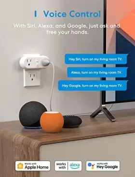 MSS120 MEROSS Wifi Dual Smart Plug Outlet Standard Pack #2