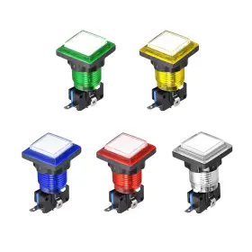 679134161026 METALLIXITY Game Push Square Led Switches
