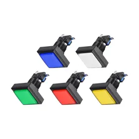 723115033472 METALLIXITY Game Push Buttons Square Switches