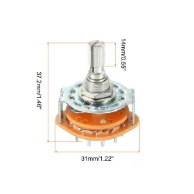 746453279920 METALLIXITY Selector Rotary Switch Pole Position #2