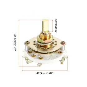 746453279937 METALLIXITY Selector Rotary Switch Knob Pole #2