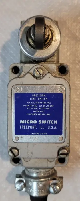 3LS1 MICRO SWITCH Precision Limit Roller Plunger Pilot Amp