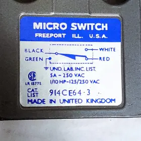 914CE64-3 MICRO SWITCH Limit #3