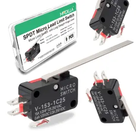 MS01 MRDILLA Micro Limit Switch Hinge Lever Spdt