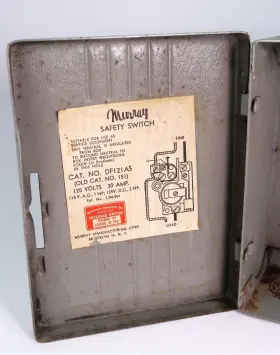 DF121AS MURRAY Safety Switch Fuse Electric Box Steampunk Art #2