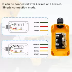 12572443011 MXUTEUK Dump Trailer Remote Control Switch Up #2
