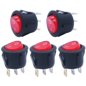 741416011166 MXUTEUK Snap Round Rocker Switch Boat