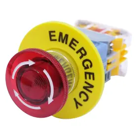 LAY37-11ZSD MXUTEUK Led Light Mushroom Emergency Push Switch #2