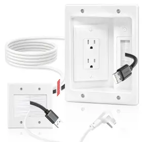 Naerza-outletbox NAERZA Wall Cable Management Recessed Recess