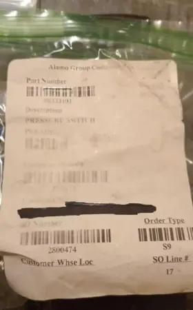 80333101 NASON Pressure Switch Nos Gradall #3