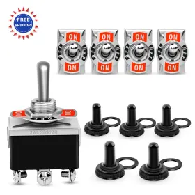 50096R NILIGHT Rocker Toggle Switch Pack Waterproof