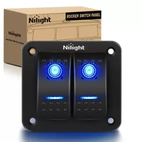 90106B NILIGHT Gang Rocker Switch Panel Pin Wired