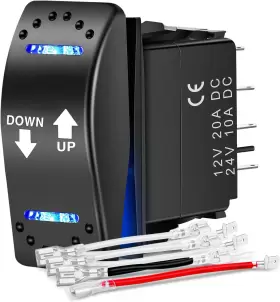 90251B-A NILIGHT Down Up Polarity Reverse Switch Momentary