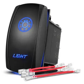 90787B NILIGHT Light Rocker Switch Led Bar Pin Laser Spst