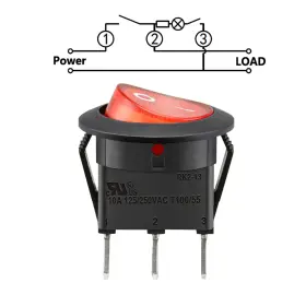 RK1-12-HS NINGBO MASTER SOKEN ELECTRICAL CO.LTD Rocker Switch #3