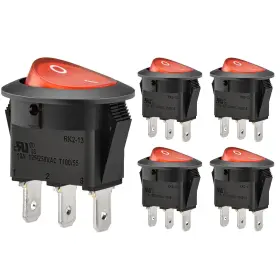 RK1-12-HS NINGBO MASTER SOKEN ELECTRICAL CO.LTD Rocker Switch