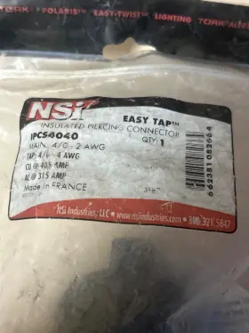 IPCS4040 NSI INDUSTRIES LLC Tap Insulated Piercing Connector