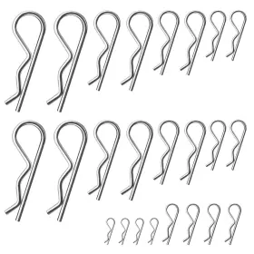 RCLIPS24P OFYDNR Cotter Pin Clips Zinc Spring Faste Kit