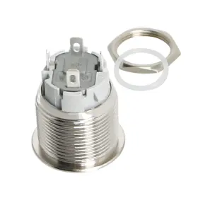 785387232588 OHAMTES Latching Push Switch Waterproof Steel #3